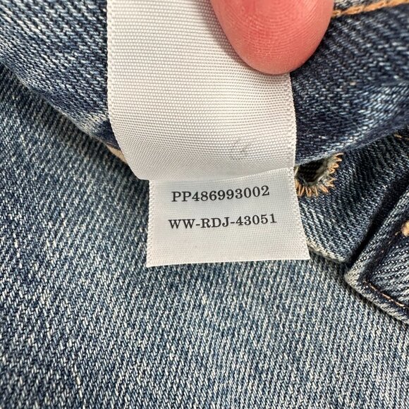 Everlane The 90's Way High Rise Button Fly Organic Cotton Denim 31 Long Jeans - Picture 6 of 7